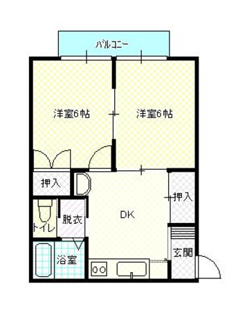 ハイツキャッスルロードの物件間取画像